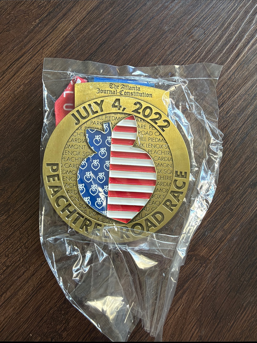 2022 AJC Peachtree Road Race Medal